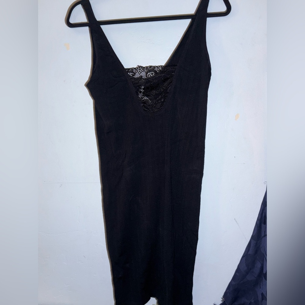Anthropologie Black Midi Dress with Timeless Elegance